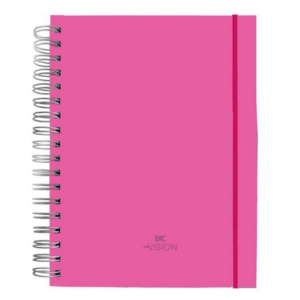 Caderno Smart Universitário DAC 10 Matérias rosa