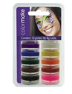 Tinta facial com 10 cores, - BT 1 KT - Image 2